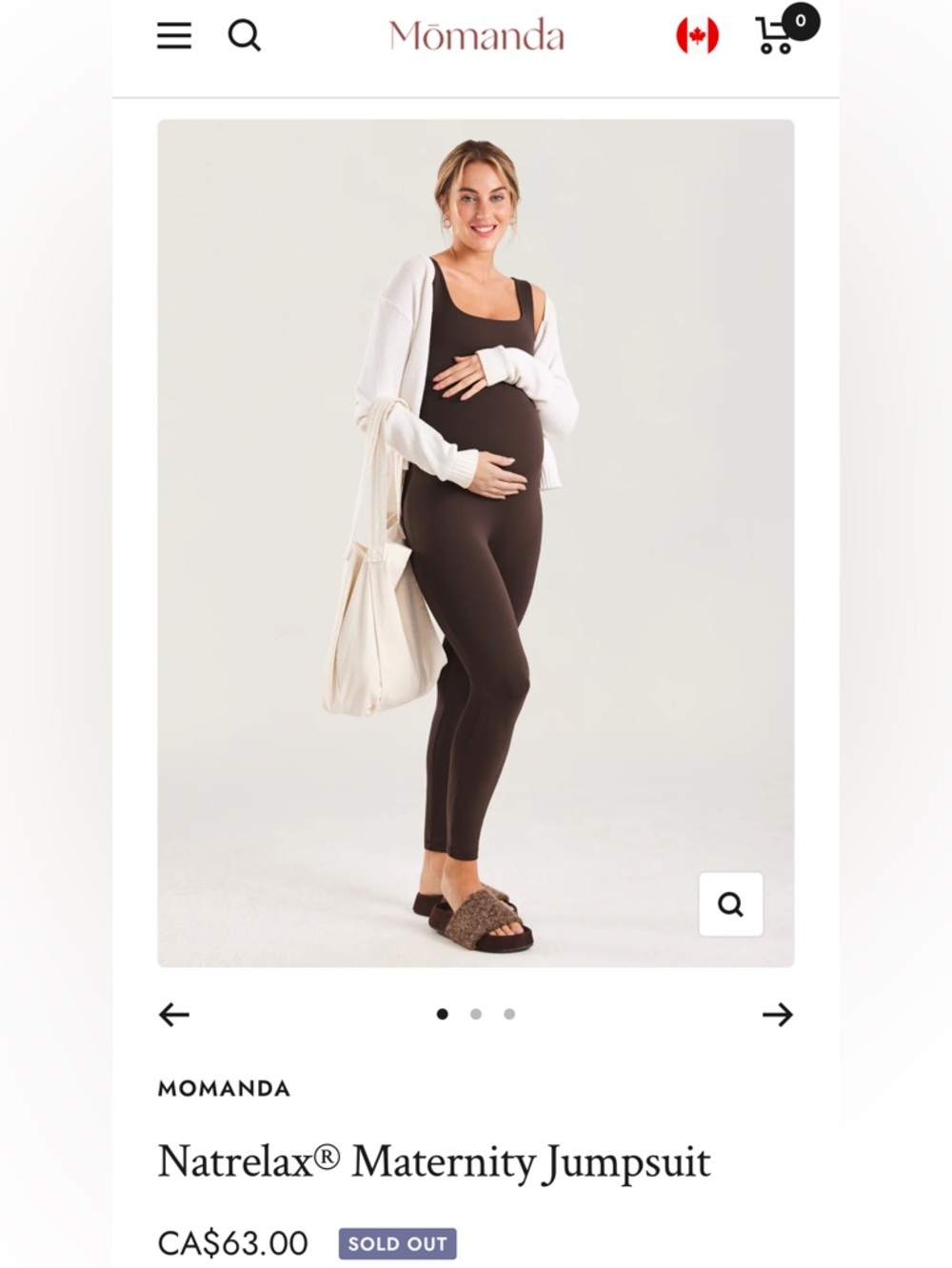 Momanda natralex maternity jumpsuit